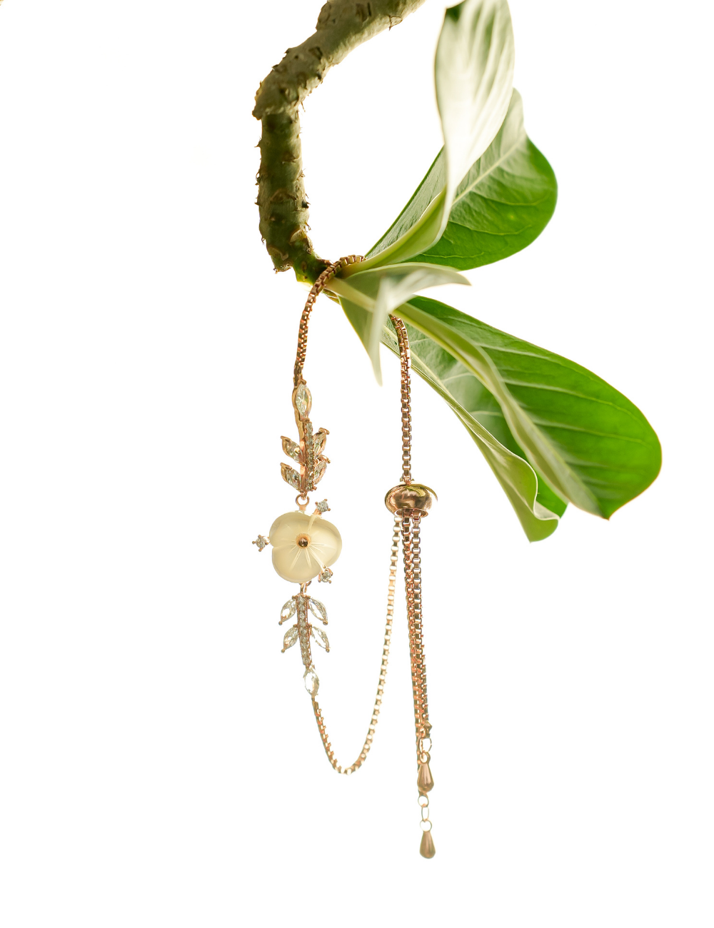 Floral Pearl Bracelet