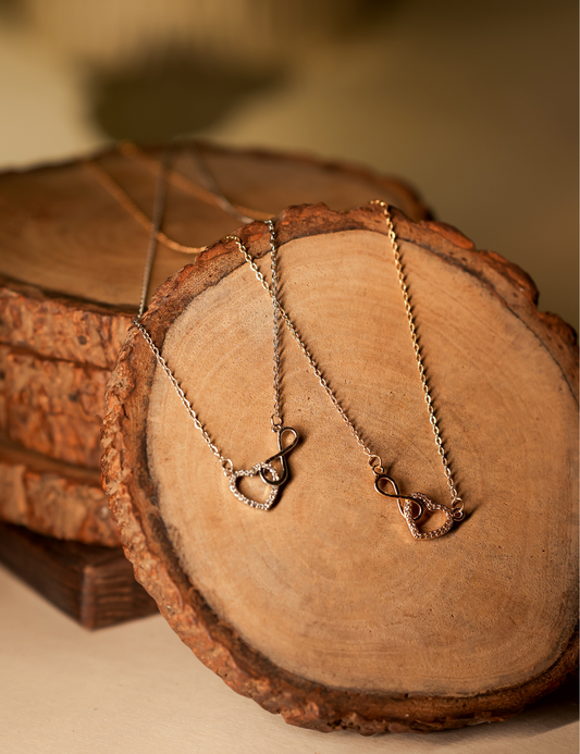 Forever Together Infinity Heart Necklace