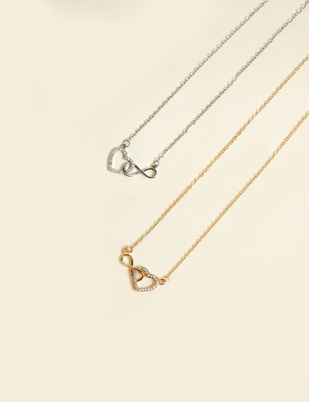 Forever Together Infinity Heart Necklace