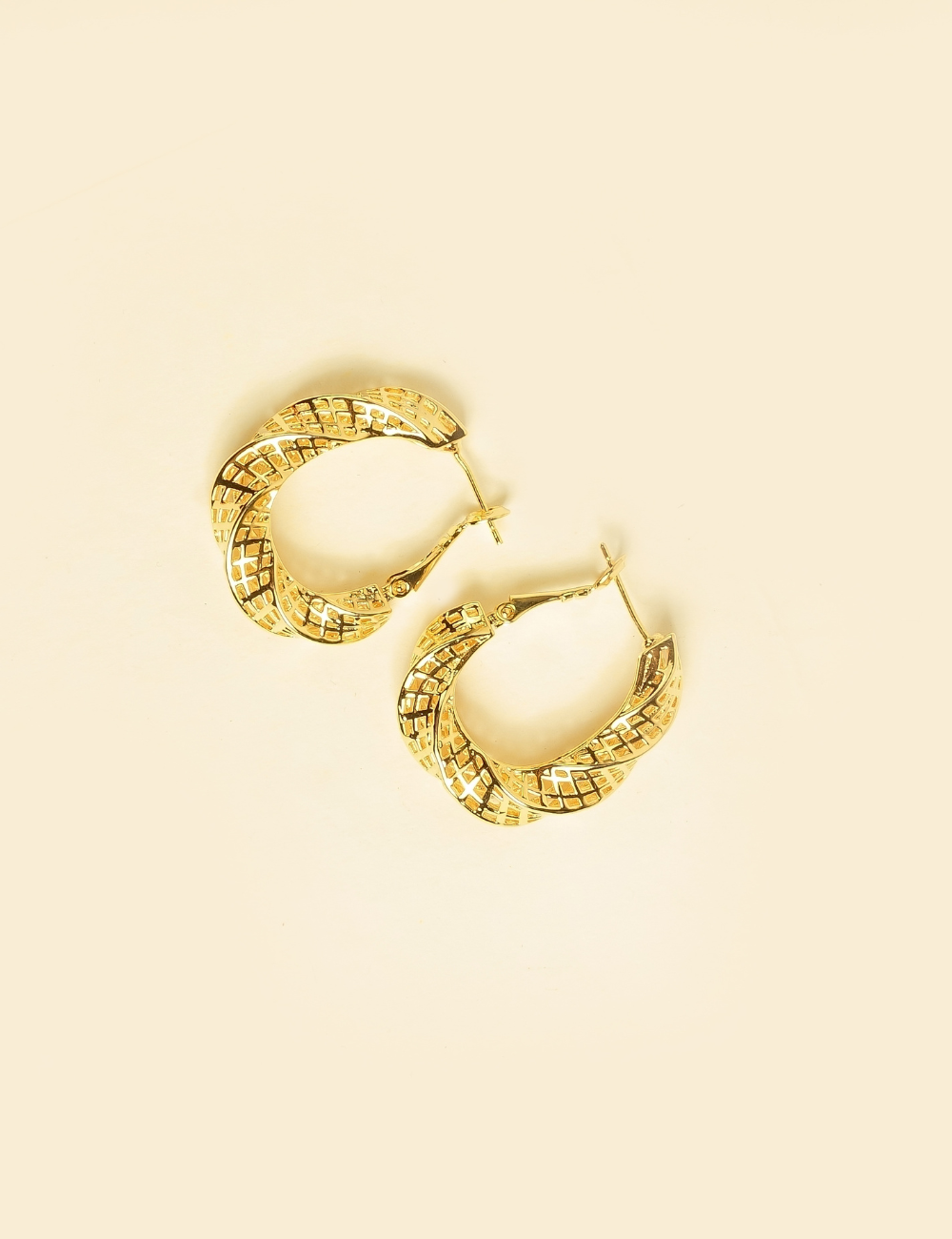 Golden Eclipse Hoops