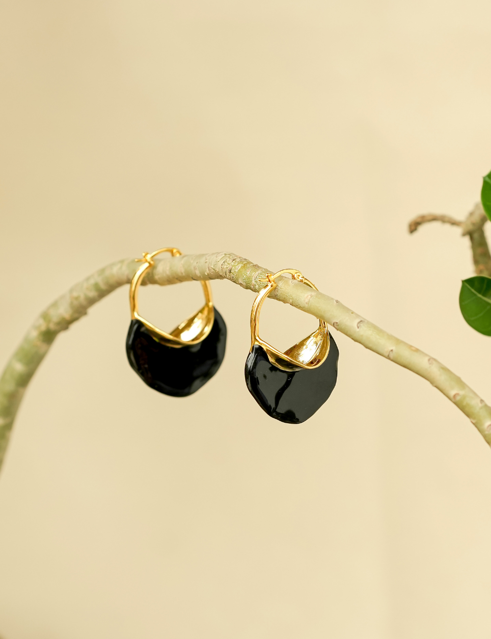 Midnight Handbag Dangler Earrings